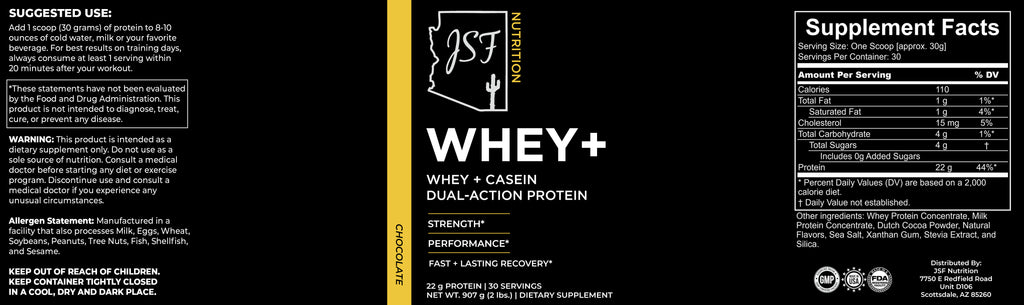 Whey+ - Whey + Casein Protein