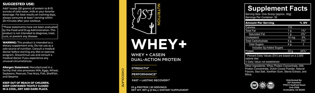 Whey+ - Whey + Casein Protein