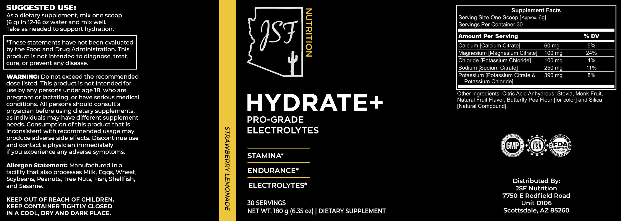 Hydrate+ - 30 Serving Tub