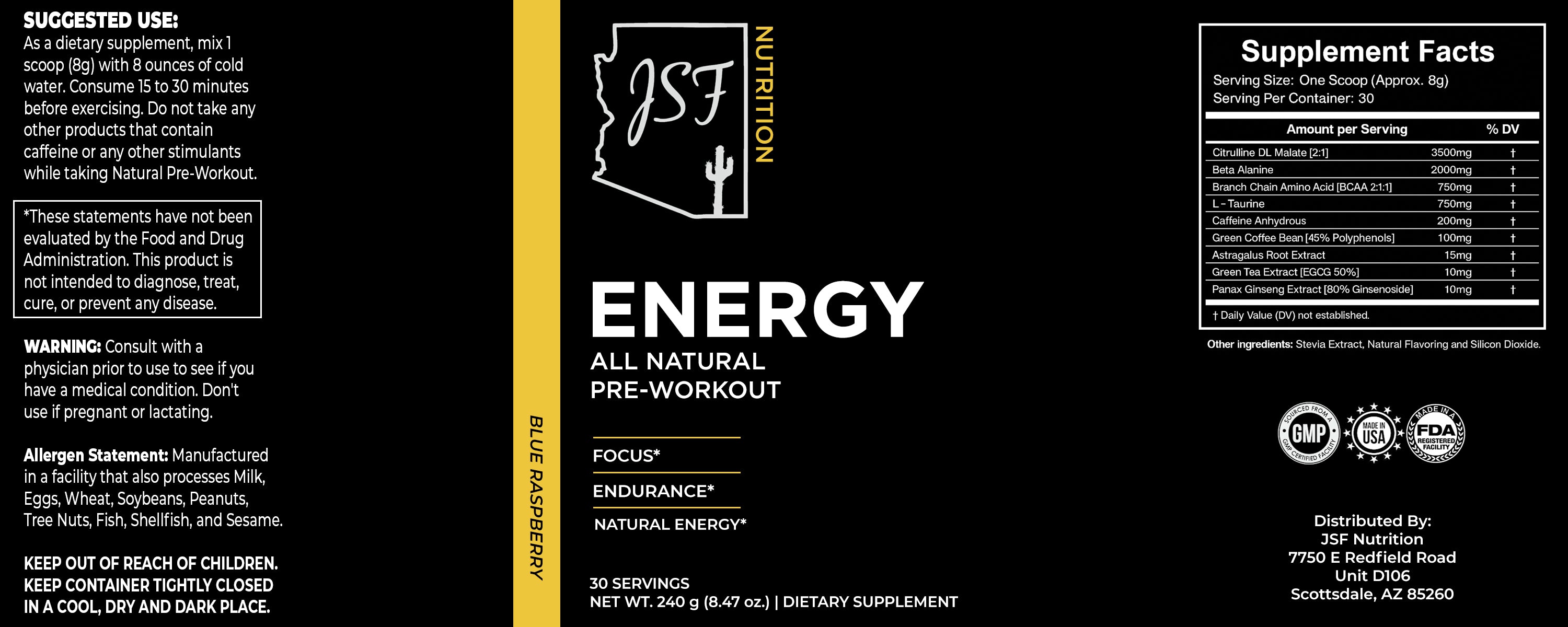 Energy - Natural Pre-Workout