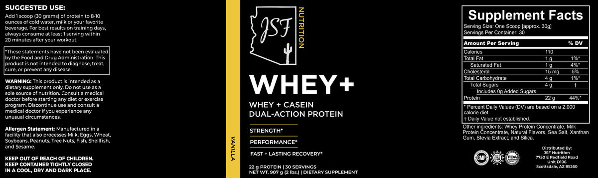 Whey+ - Whey + Casein Protein